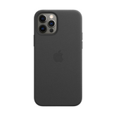 Husa iPhone MagSafe din Piele pentru iPhone 12 Pro Black - WATCHERS